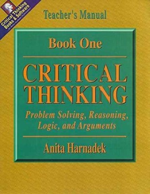 Critical Thinking Book One - - Paperback, by Anita Harnadek - Very Good