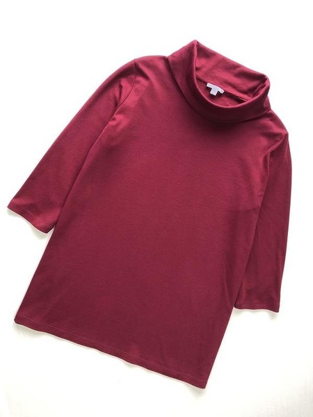 Women COS Sweater Burgundy Knit 38 / M / 46