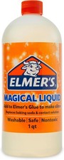 Magical Liquid Slime Activator Solution Safe and Washable 1 Quart - Updated