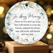 Memorial Christmas Ornament - Sympathy Gift for Loss of Loved Ones