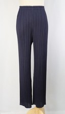 PLEATS PLEASE Navy Blue Pants ISSEY MIYAKE 200 7930