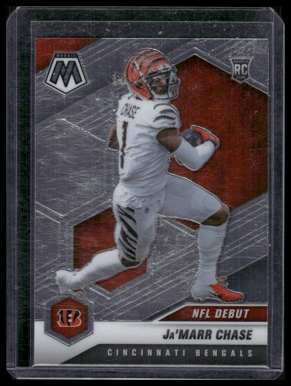 2021 Panini Mosaic #247 Ja'Marr Chase Rookie Cincinnati Bengals