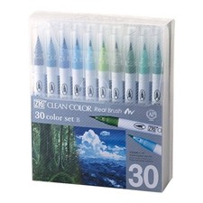 ZIG KURETAKE - CLEAN COLORS - REAL BRUSH - 30 COLORS SET B