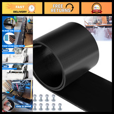 Universal Snow Plow Blade Flap 72x8 Rubber Deflector With Mounting Hardware - Universal Snow Plow Blade Flap 72x8 Rubber Deflector With Mounting Hardware -