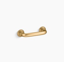Kohler 72579-2MB Artifacts Drawer Pull, Vibrant Brushed Moderne Brass