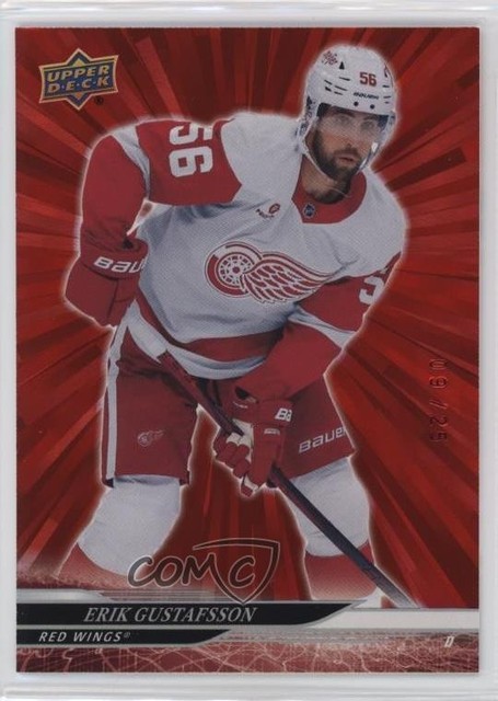2024-25 Upper Deck Extended Series Outburst Red /25 Erik Gustafsson #551