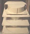 Vintage Tupperware wall mounted lids or paper plate holders.  — photo 4
