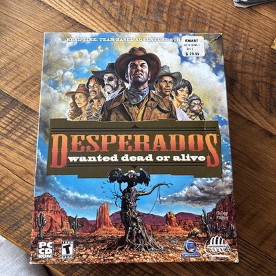 Desperados Wanted Dead or Alive - PC Game Big Box CD Rom Windows 98/95 Vintage 