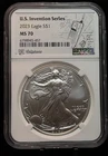 NGC MS70 2023 American Silver Eagle One Dollar 1oz 999 Silver Coin-457