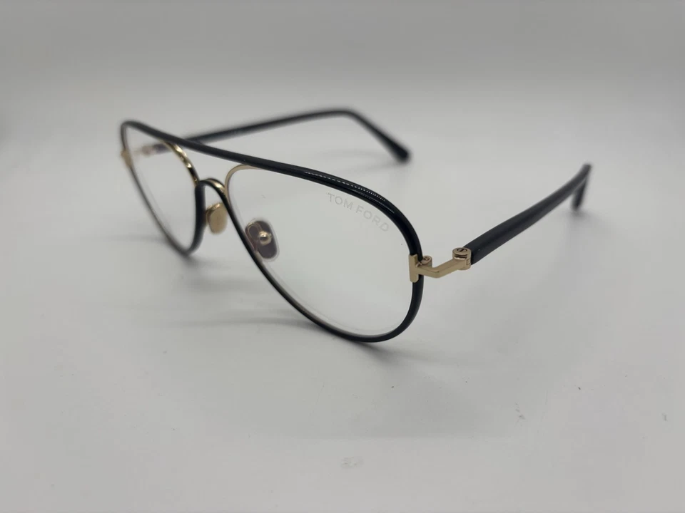 NUEVO TOM FORD TF 5987-B 001 NEGRO AVIADOR GAFAS DE SOL 57-15-140mm SIN ESTUCHE Foto 3 de 4