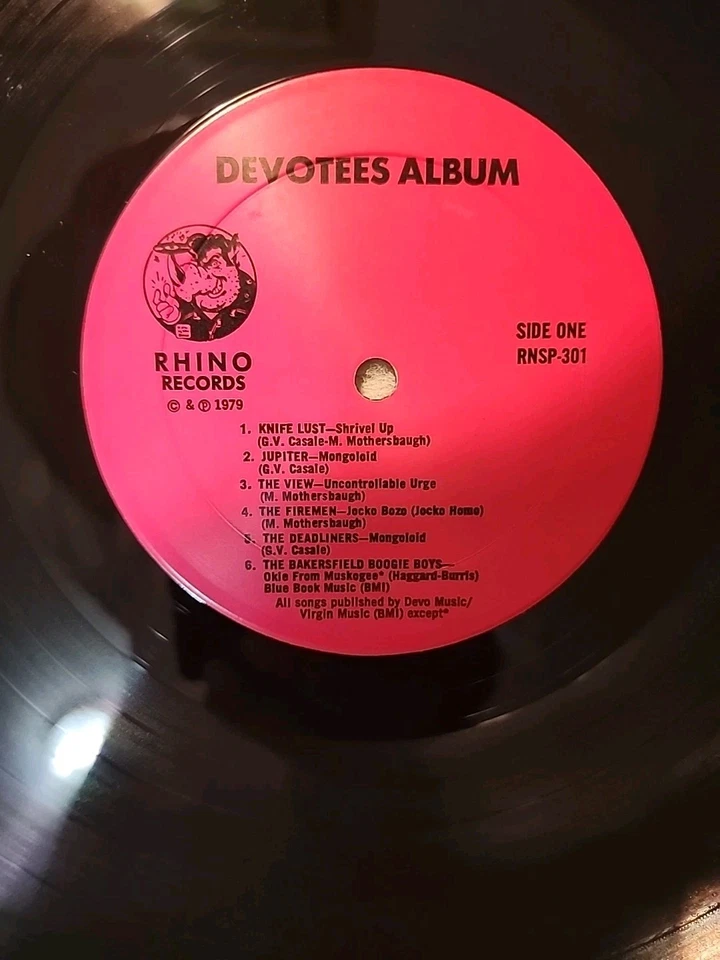 KROQ-FM Devotees Album 1ST 1979 Vinyl OG RNSP301 LP EX Rock New Wave Electronic  - Image 3 of 4