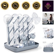 Adjustable Baby Bottle Drying Rack - Convenient Vertical Holder for Busy Parents