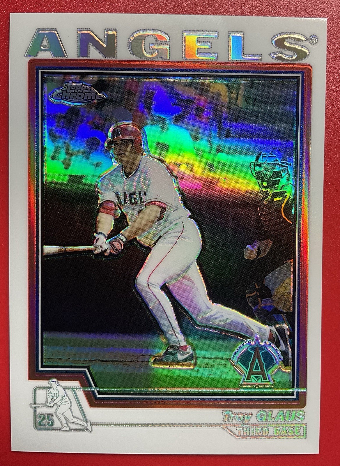 2004 Topps Chrome #401 Troy Glaus Refractor Angels