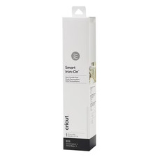 Cricut Iron-On Smart Vinyl 13in x 9ft – White Glitter | HTV Roll para DIY