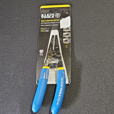 Klein Tools 11055 Wire Stripper/Cutter Double-Dipped Comfort Grips Blue/Yellow