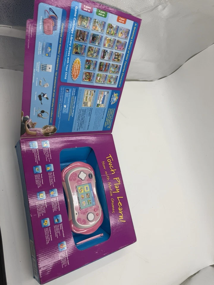 🌟New VTech Pink MobiGo 2 Touch Learning Handheld System new🌟 - Image 2 of 4