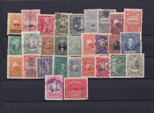 EL SALVADOR Stamp Collection Lot SERIES Ref 1