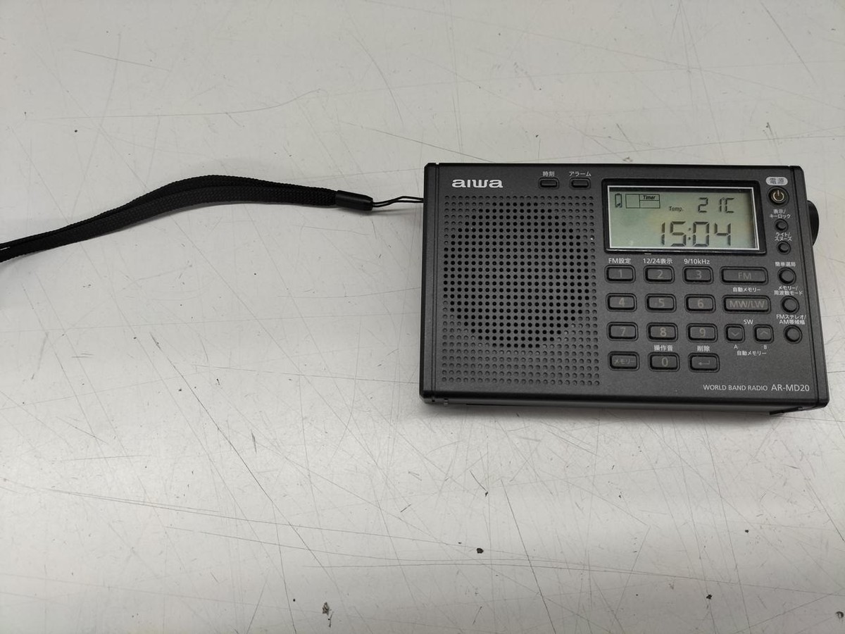 その他 aiwa AR-MD20 AIWA AR-MD20 Portable Radio FM AM SW Digital Tuner Receiver Tested
