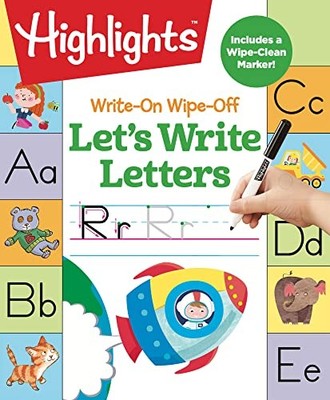 Write-On Wipe-Off Let's Write Letters (HighlightsTM Wr... by Highlights Hardback