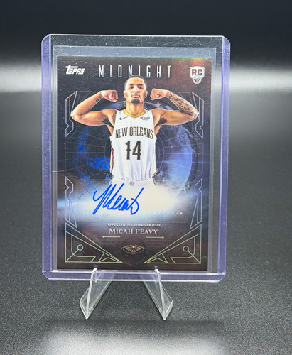 Micah Peavy – 2025-26 Topps Midnight Basketball · Midnight Sun Signatures Rookies #MSR-MP Micah Peavy