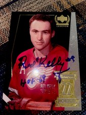 1999-2000 UPPER DECK CENTURY LEGENDS RED KELLY AUTOGRAPH CARD NHL HOCKEY AHL OHL