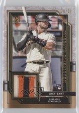 2021 Topps Museum Collection Meaningful Material Relics Gold 8/25 Joey Bart 0m4q