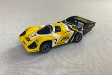 Aurora/AFX/TOMY Turbo Porsche  7 Goodyear Yellow/Black/White Slot Car
