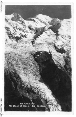 ARJP4-0242-74 - CHAMONIX - Mont-blanc et glacier des bossons