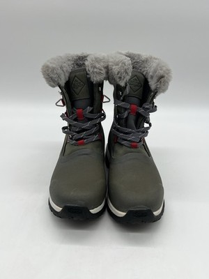 MUCK Arctic Apres Women s 8 Mid Lace Vibram Arctic Grip Soles Winter Boots.