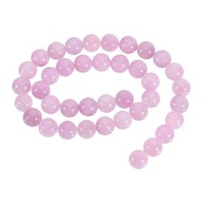 38 Pcs 10mm Natural Stone Beads Round Gemstone Quartz Beads Light Purple