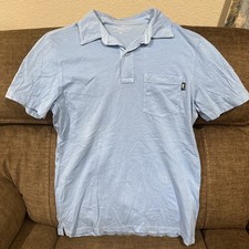 Vineyard Vines Polo Shirt Mens XS Blue Jersey Pocket Whale Logo Cotton