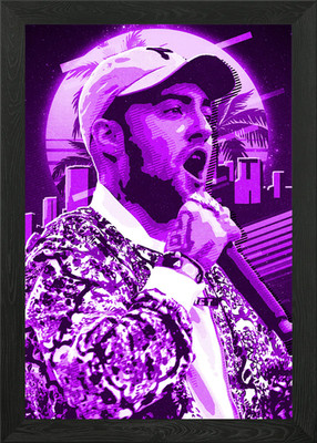 Mac Miller Gerahmtes Wandbild Poster Leinwanddruck Bild