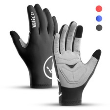 Full Finger Cycling Gloves Touchscreen Mountain Bike Gloves for BMX MTB Riding