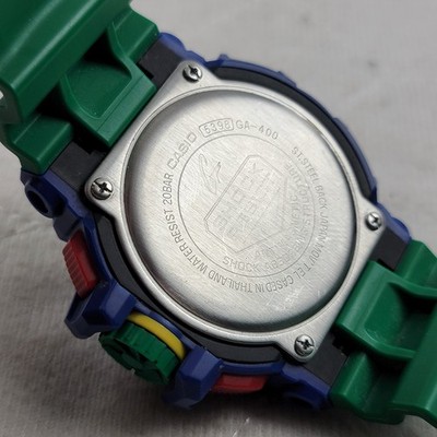 RARE CASIO G-SHOCK GA-400-2A HYPER COLORS ANA-DIGI WR 200M MEN'S