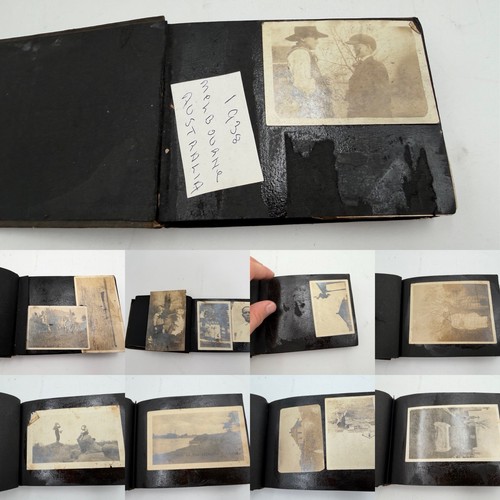 Vintage Family Photo Album Lot Of 69 Photos Snapshots 1930s