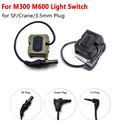 #ad For M300 M600 PEQ15 Laser Hot Button Tactical Flashlight Remote Pressure Switch $16.39