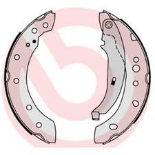 Bremsbackensatz hinten für Peugeot 206 2A/C CC 2D SW 2E/K 206+ 2L | 24498460