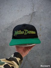 Vintage University Of Notre Dame Sports Specialties Script Logo SnapBack Hat