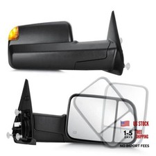 Towing Mirrors fit for Dodge Ram 1500 2002-2008; Fit for Dodge Ram2500 3500
