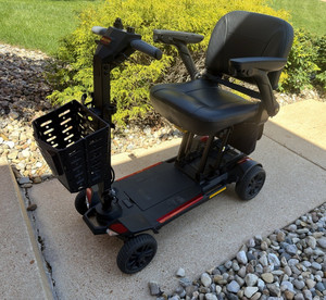 Golden Buzzaround CarryOn HD 4-Wheel Mobility Scooter w/ Basket, 400 lb