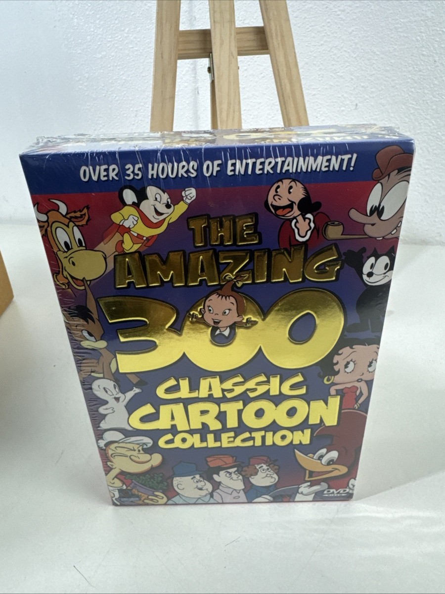 The Amazing 300 Classic Cartoon Collection (DVD, 2007, 6-Disc Set