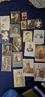 Various Antique CDV Photo Lot of 20 Men Women & Children Family Portrait