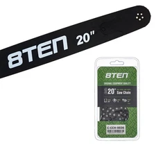 8TEN 20" Chainsaw Guide Bar & Chain .050 3/8 72DL for Stihl 066 044 591129972