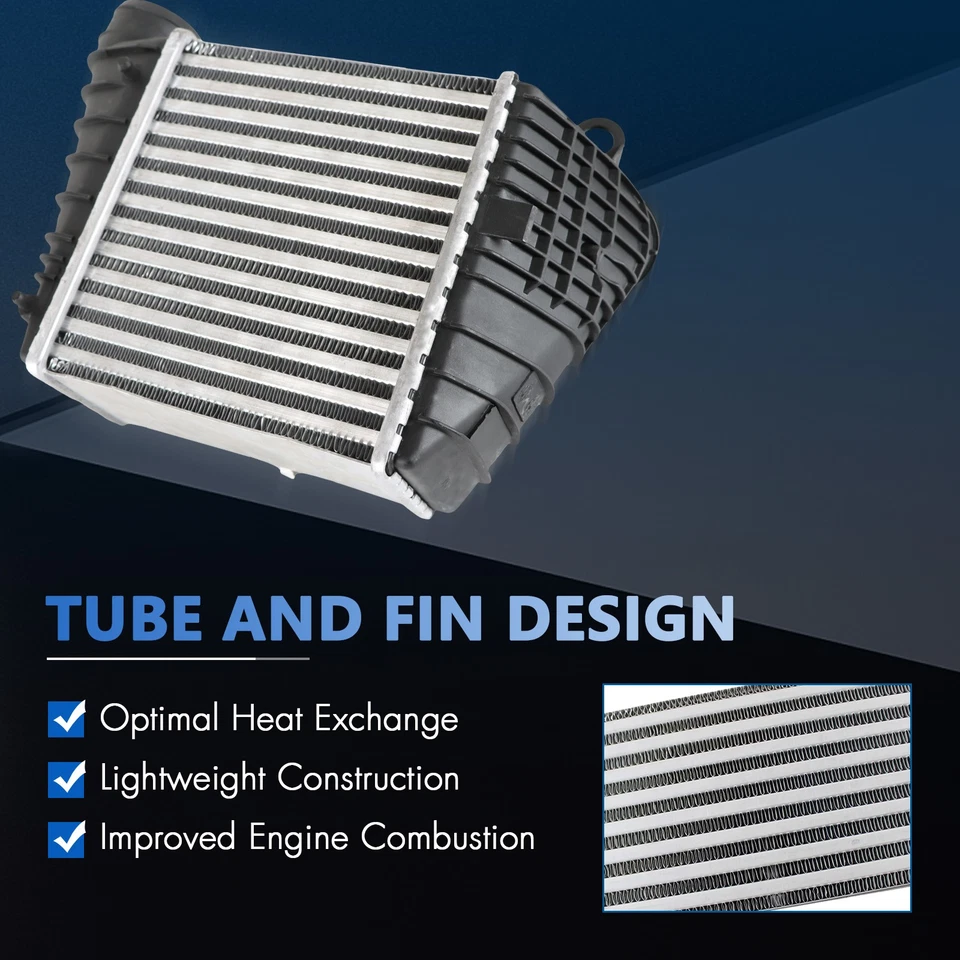 Intercooler para VW Volkswagen Golf Jetta 2003-2006 1J0145803T cargador de aire enfriador Foto 3 de 4