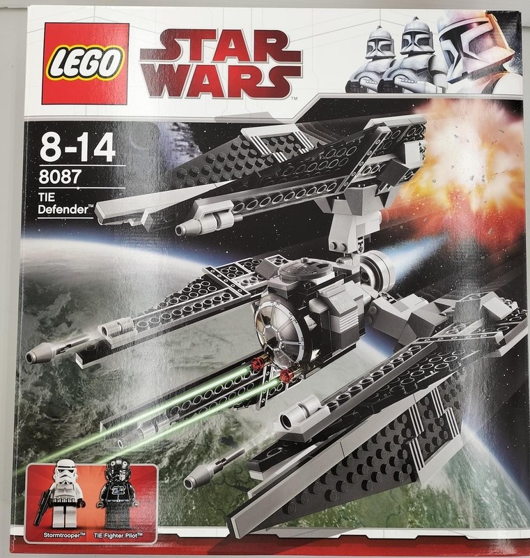 LEGO 8087 Star Wars: TIE Defender New Factory Sealed Box Retired F/S