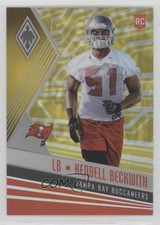 2017 Panini Phoenix Rookies Yellow /75 Kendell Beckwith #197 x5u