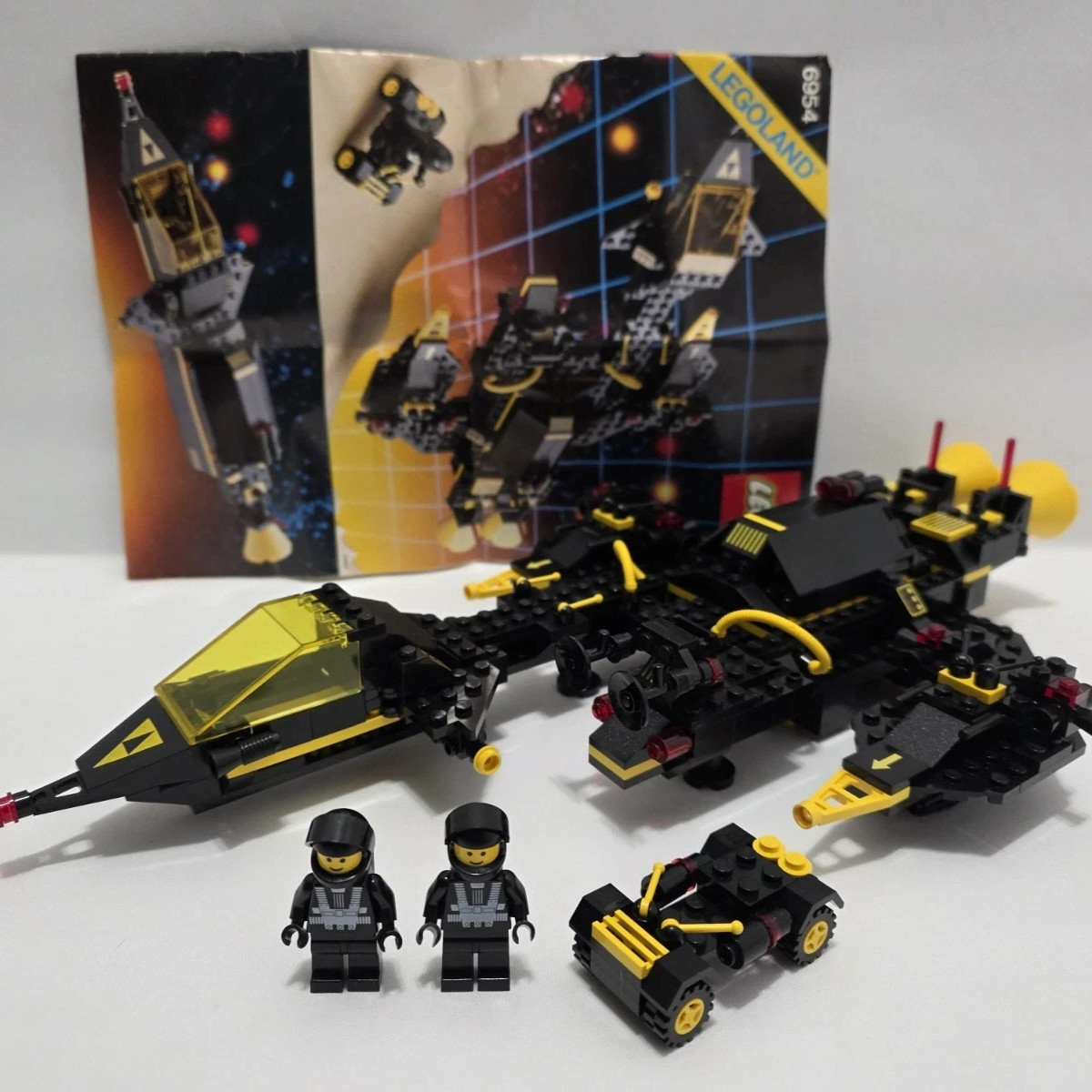 Lego Renegade 6954 Blacktron Space 100% Complete Vintage Set 1987 w Instructions