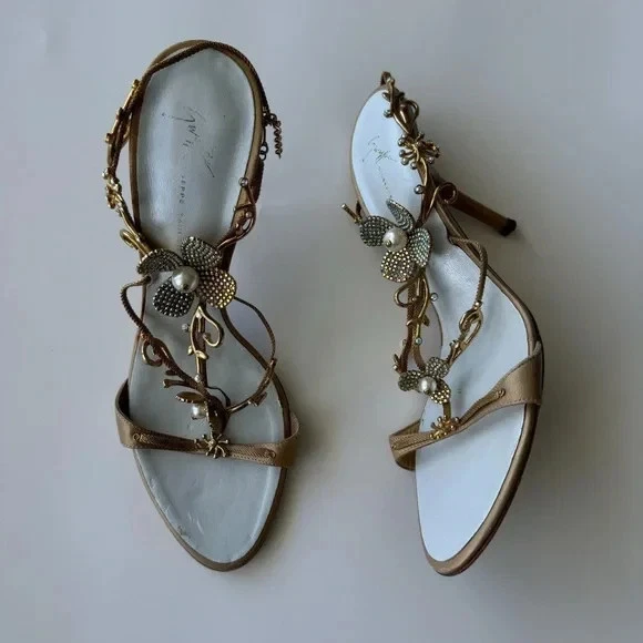 Сандалии на каблуках с подвесками Giuseppe Zanotti 39,5 - Изображение 3 из 4