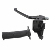 Kupplungshebelgriff 50 Mit Domino-Anpassung FüR Peugeot 50 XP6 2003+ Schwarz