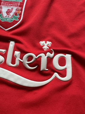 Vintage Liverpool #10 Owen 2002 2004 Home Soccer Jersey Football